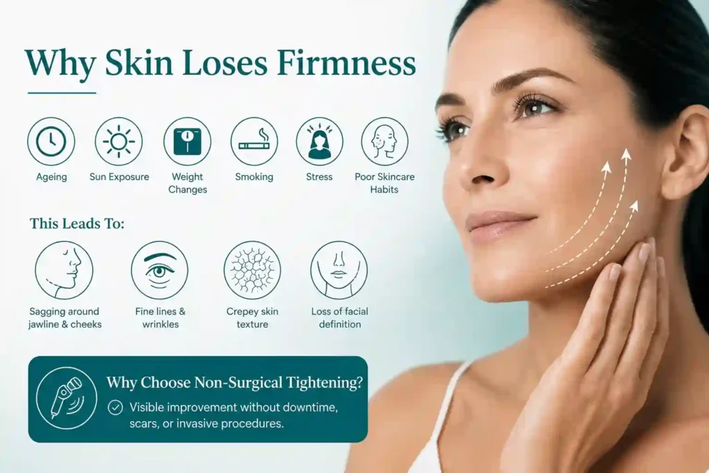 What Makes Skin Lose Firmness and Why Do People Seek Non-Surgical Tightening Newark?